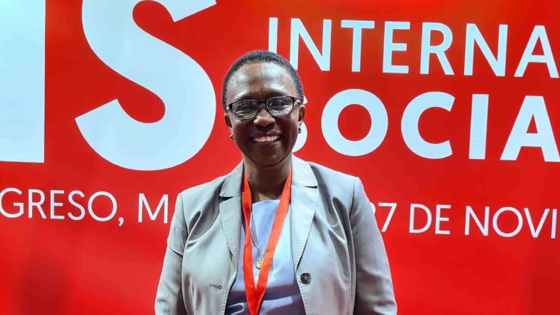 La participation de la Sénatrice Edmonde Supplice Beauzile au au 26eme congrès de l'intrenationale Socialiste