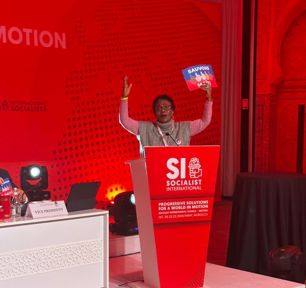 Participation de la Présidente du parti, Sen. Edmonde S. Beauzile, au Conseil de l'IS au Maroc